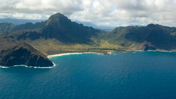 A shot of Kipa Kai from a drone