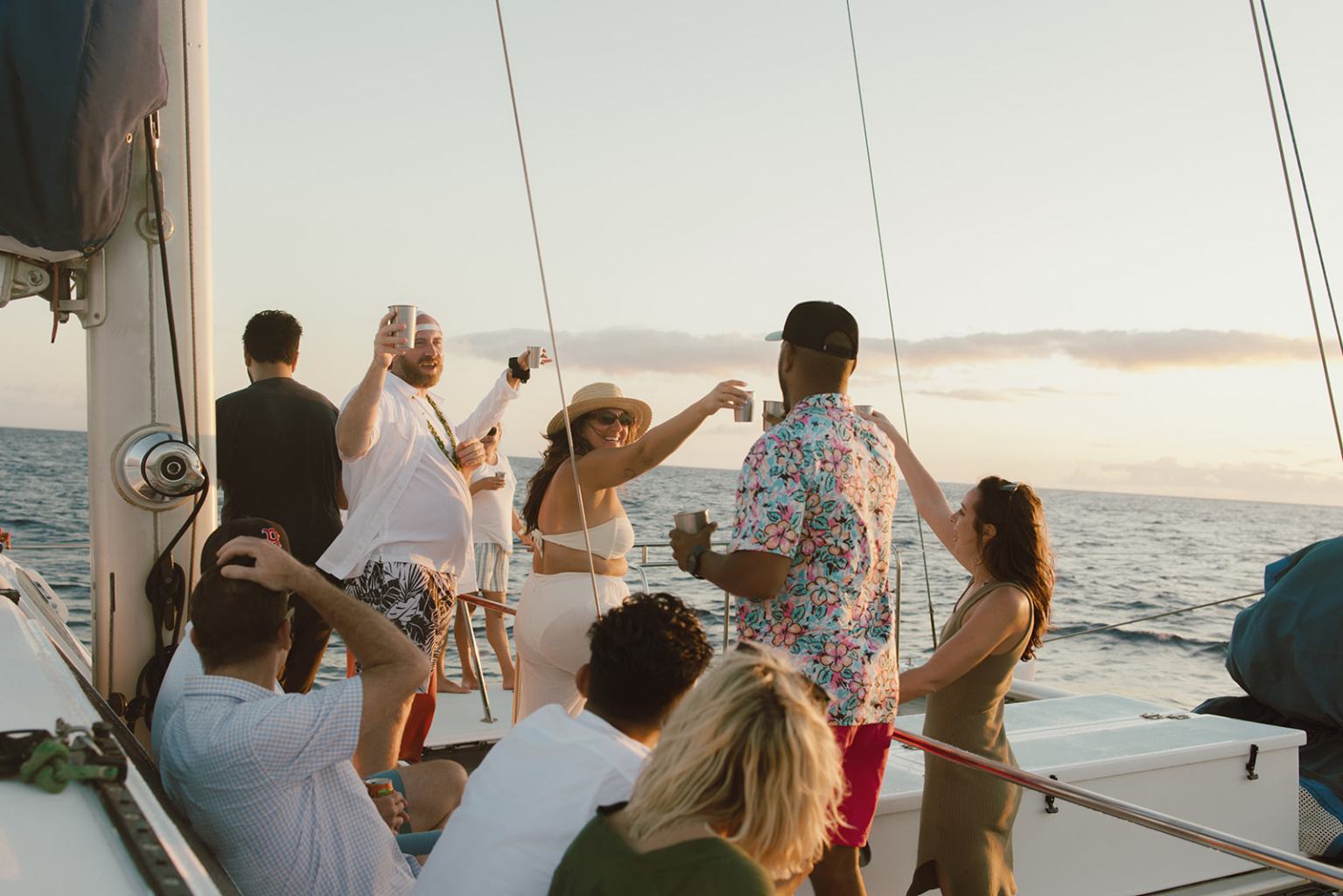 Kauai wedding party