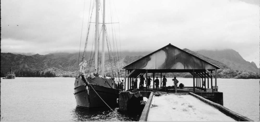 Vintage Photography Hanalei Pier