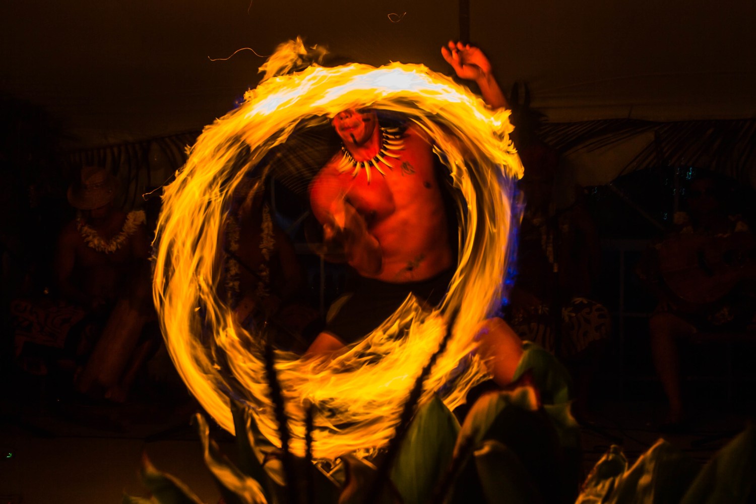 Kauai fire dancing 